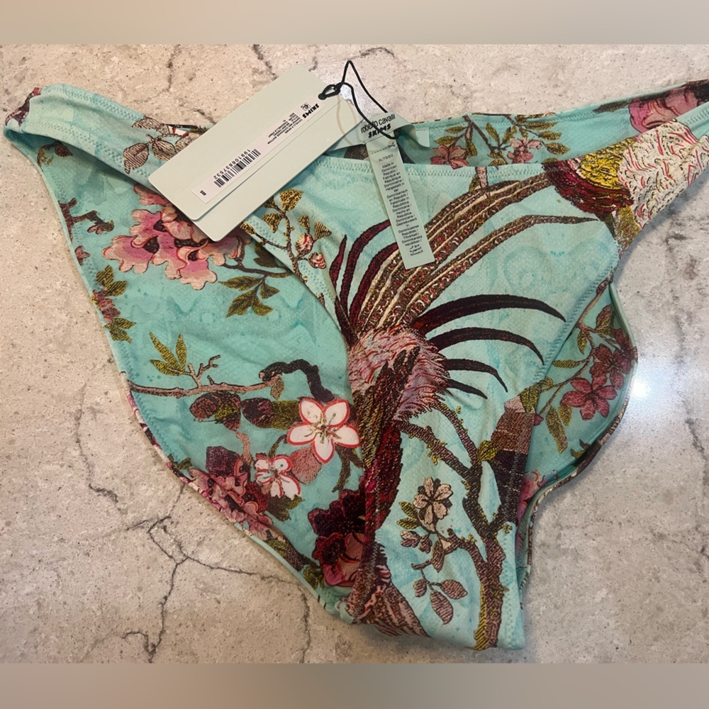 Skims x Roberto Cavalli Halter Bikini Top and Scoop Bottom Size XL - Picture 5 of 8